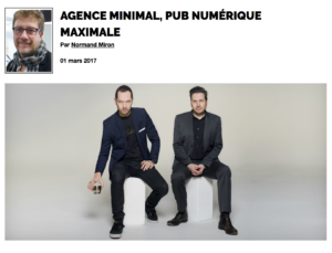Agence Minimal, pub numérique maximale | Grenier aux nouvelles